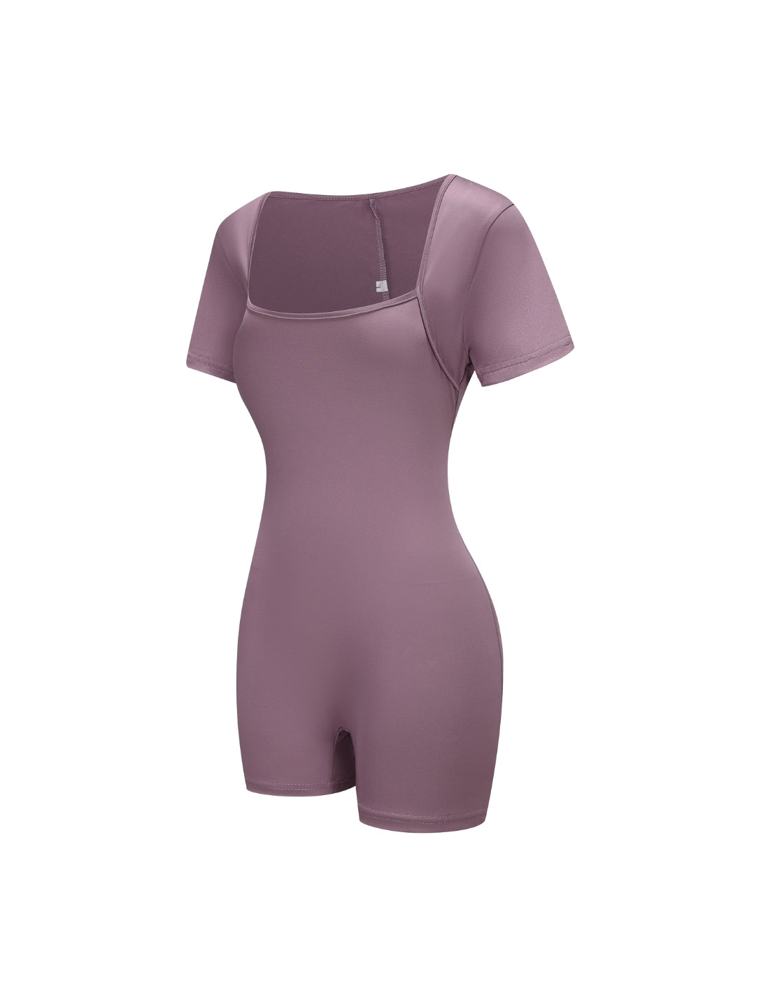 Square Neck Short Sleeve Jumpsuit