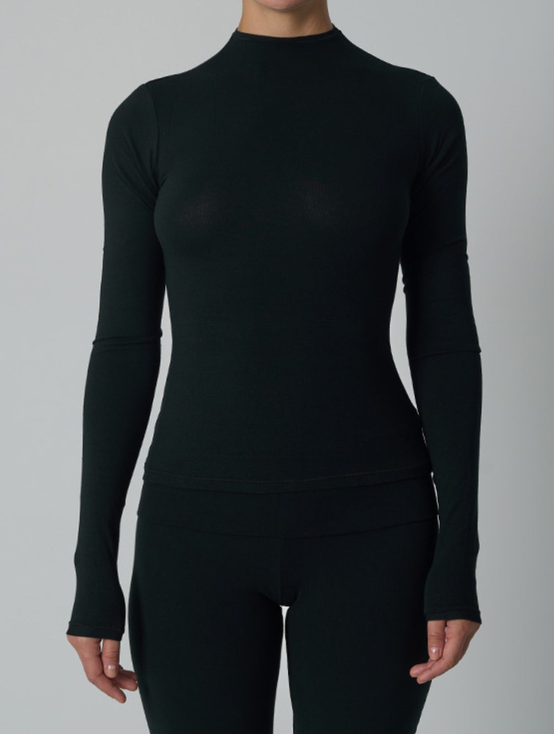 Cotton Classic High Neck Longsleeve