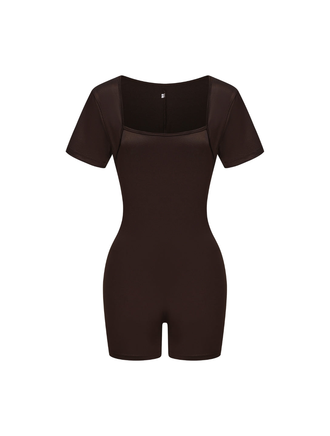 Square Neck Short Sleeve Jumpsuit